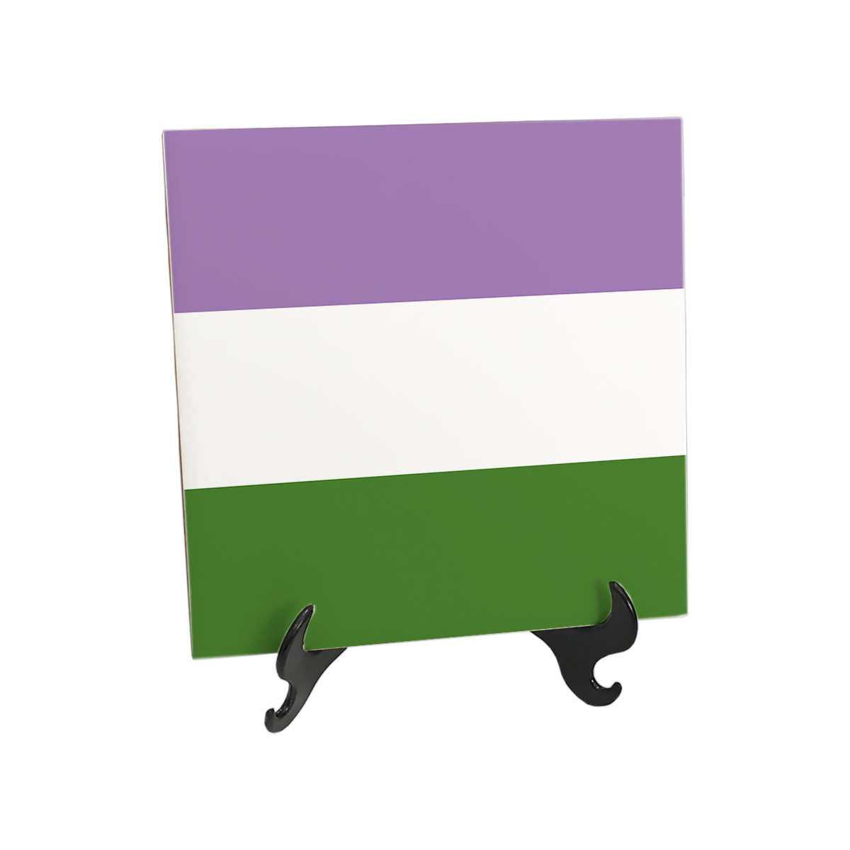 Quadro De Azulejo Bandeira Do Orgulho Genderqueer Talysma