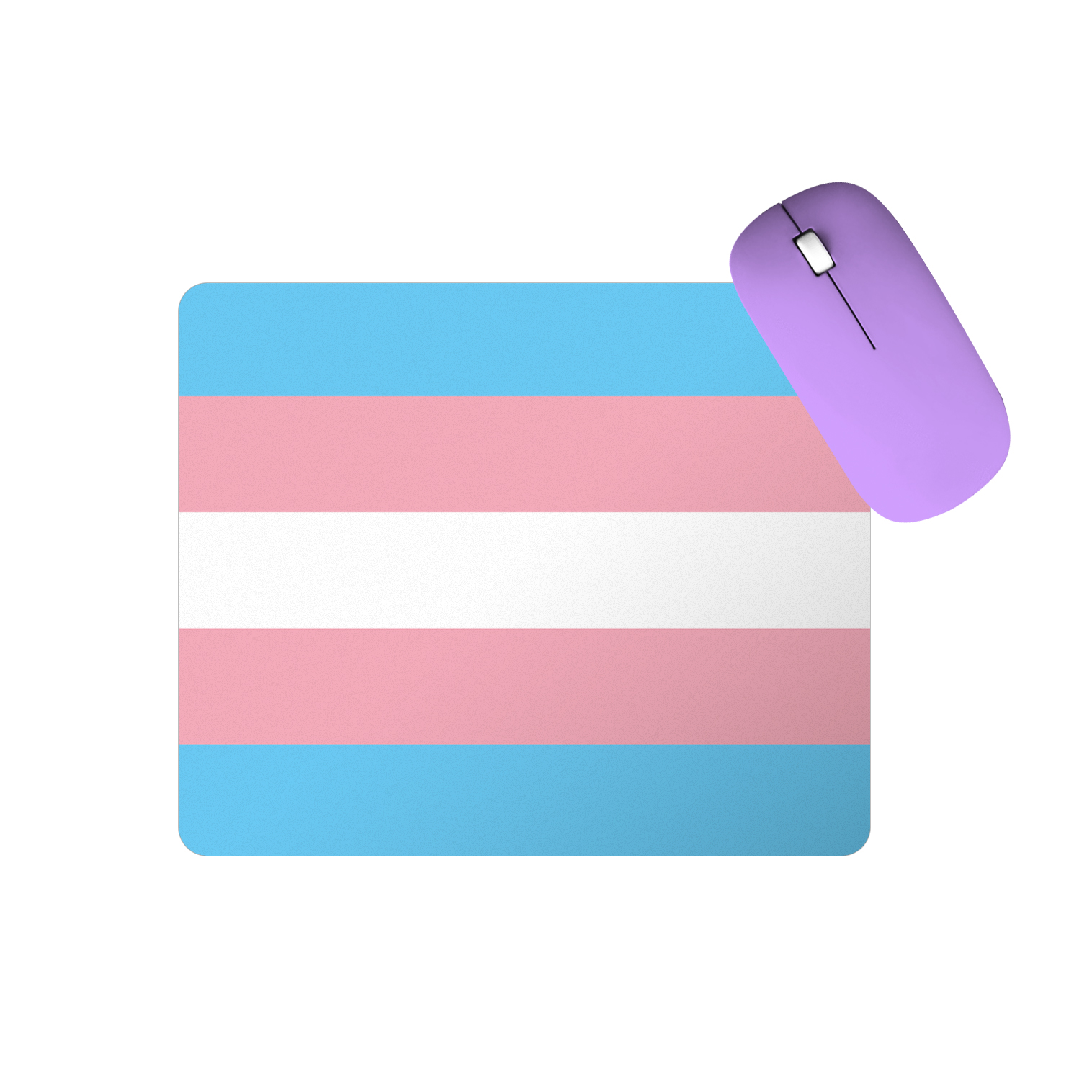 Mouse Pad Bandeira Do Orgulho Trans Talysma