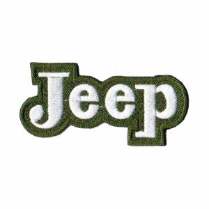 Patch Bordado - Logo Jeep Escrito Verde AD30024-8