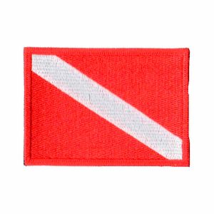 Patch Bordado - Bandeira De Mergulho Classica AD30038-9