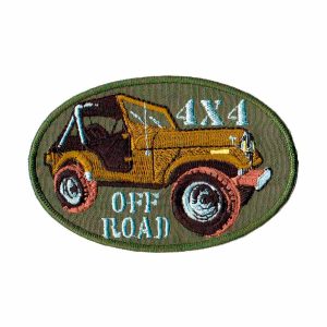 Patch Bordado - Jeep 4x4 Off Road Verde AD30045-14