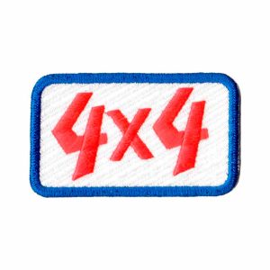 Patch Bordado - Tração 4 Rodas Trilha 4x4 Azul AD30052-79