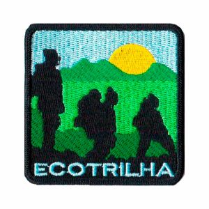 Patch Bordado - Ecotrilha Trilha Ecologica Quadrado AD30062-182