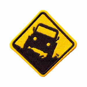 Patch Bordado - Placa Jeep Em Trilha 4x4 AD30070-260