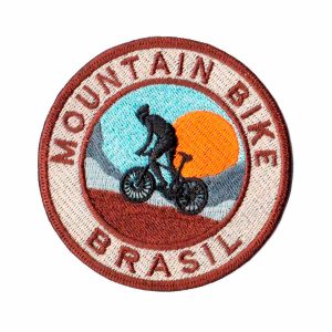 Patch Bordado - Trilha Mountain Bike Brasil Marrom AD30071-125