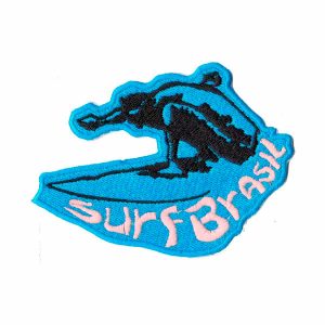 Patch Bordado - Surfista Prancha Surf Brasil Laranja AD30079-327