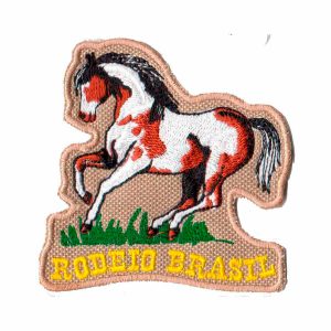 Patch Bordado - Cowboy Rodeio Show Cavalo Brasil AD30095-93