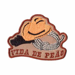 Patch Bordado - Laço e Chapeu Vida De Peao AD30105-224