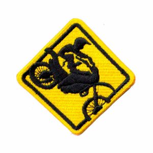 Patch Bordado - Placa Piloto Trilha Moto Motocross AD30124-289