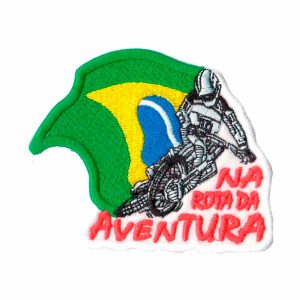 Patch Bordado - Piloto Motocross Rota Da aventura AD30126-253