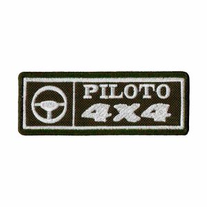 Patch Bordado - Piloto Trilha Lama Off Road 4x4 AD30132-367