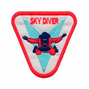 Patch Bordado - Skydiving Salto De Paraquedas AD30155-410