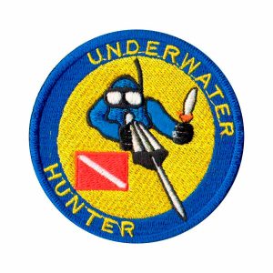 Patch Bordado - Pesça Caça Submarina Profissional AD30156-319