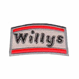 Patch Bordado - Antigo Logo Jeep Rural Willys AD30160-398
