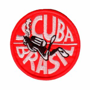 Patch Bordado - Simbolo Mergulho Scuba Diving Brasil AD30164-436