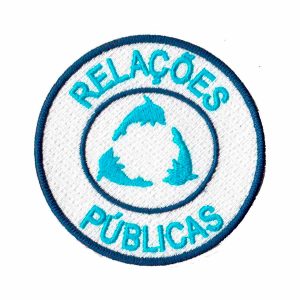 Patch Bordado - Simbolo Curso Relações Públicas AP00040-56