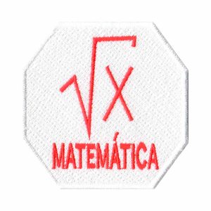 Patch Bordado - Simbolo Professor Matematica AP00044-156