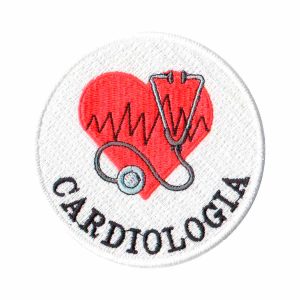 Patch Bordado - Simbolo Médico Medicina Cardiologia AP00053-43