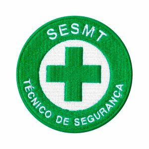 Patch Bordado - Simbolo Sesmt Técnico Em Segurança AP00068-44