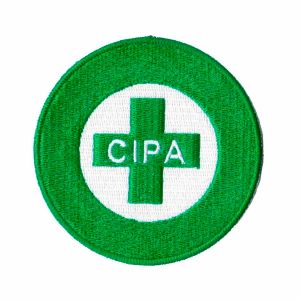 Patch Bordado - Simbolo Cipa - Prevenção Acidentes AP00069-23