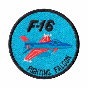 Patch Bordado - Caça A Jato Modelo F16 Falcon Guerra AV20055-265