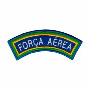 Patch Bordado - Tarja Força Aerea Brasileira Fab AV20058-393