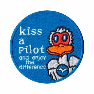 Patch Bordado - Beije Um Piloto Kiss A Pilot AV20070-119