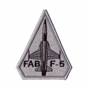 Patch Bordado - Caça F5 Força Aerea Fab Negativo AV20147-327