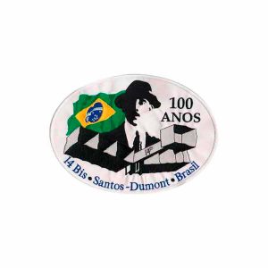Patch Bordado Aviação 100 Anos Santos Dumont 14 Bis AV20166-368