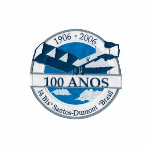 Patch Bordado Comemorativo 14 Bis Aviação Brasileira AV20172-26G
