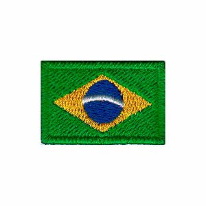 Patch Bordado - Mini Bandeira Brasil BD50017-G005