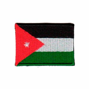 Patch Bordado - Bandeira Da Jordânia Pequena BD50028-23P