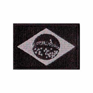 Patch Bordado - Bandeira Do Brasil Negativa Pequena BD50049-110