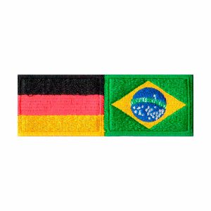 Patch Bordado - Bandeira Brasil Alemanha BD50075-133