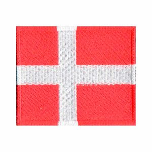 Patch Bordado - Bandeira Da Dinamarca BD50100-211