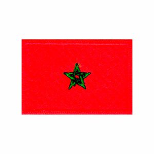 Patch Bordado - Bandeira Do Marrocos Pequena BD50161-22P