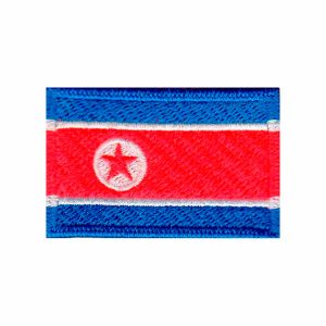 Patch Bordado - Bandeira coreia Do Norte Pequena BD50164-28P