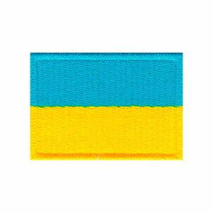 Patch Bordado - Bandeira Da Ucrânia Pequena BD50167-35P