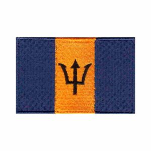 Patch Bordado - Bandeira De Barbados BD50211-434