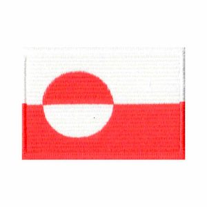 Patch Bordado - Bandeira Da Groenlândia Groelandia BD50224-330