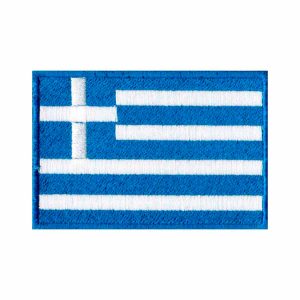 Patch Bordado - Bandeira Da Grécia Pequena BD50243-376