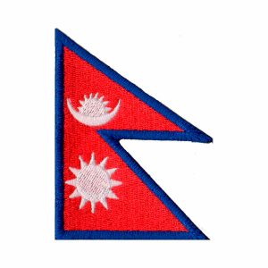 Patch Bordado - Bandeira País Do Nepal BD50261-421