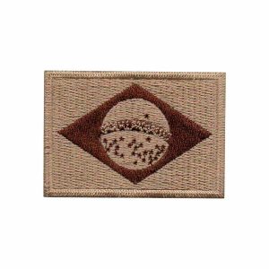 Patch Bordado - Bandeira Brasil Tan Coyote Desert BD50321-264