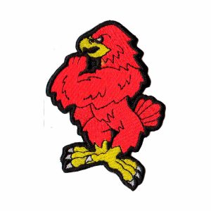 Patch Bordado - Aviação Aviador Passaro Vermelho DV80040-386