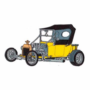Patch Bordado - Carro Antigo Calhambeque Hot Rod DV80063-71