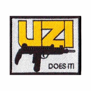 Patch Bordado - Policia Airsoft Submetralhadora Uzi DV80091-252
