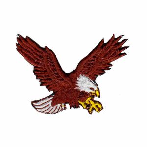 Patch Bordado - Aguia Marrom Cabeça Branca Americana DV80103-14P