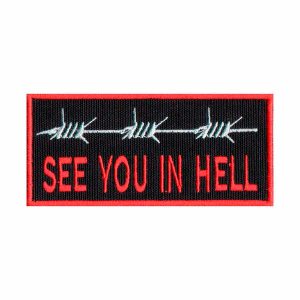 Patch Bordado - Vejo Voce No Inferno See You In Hell DV80169-72