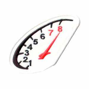 Patch Bordado - Carro Tuning Velocimetro Conta Giros DV80182-249