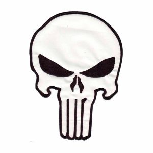 Patch Bordado Caveira Justiceiro The Punisher Grande DV80379-114